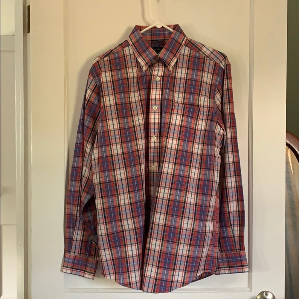 Nautica Plaid Button Down